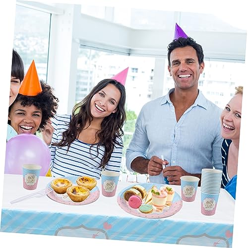 ULDIGI 1 Conjunto De Decoração De Festa Terno Revelação De Gênero Para Meninos Pratos De Bebê Decora