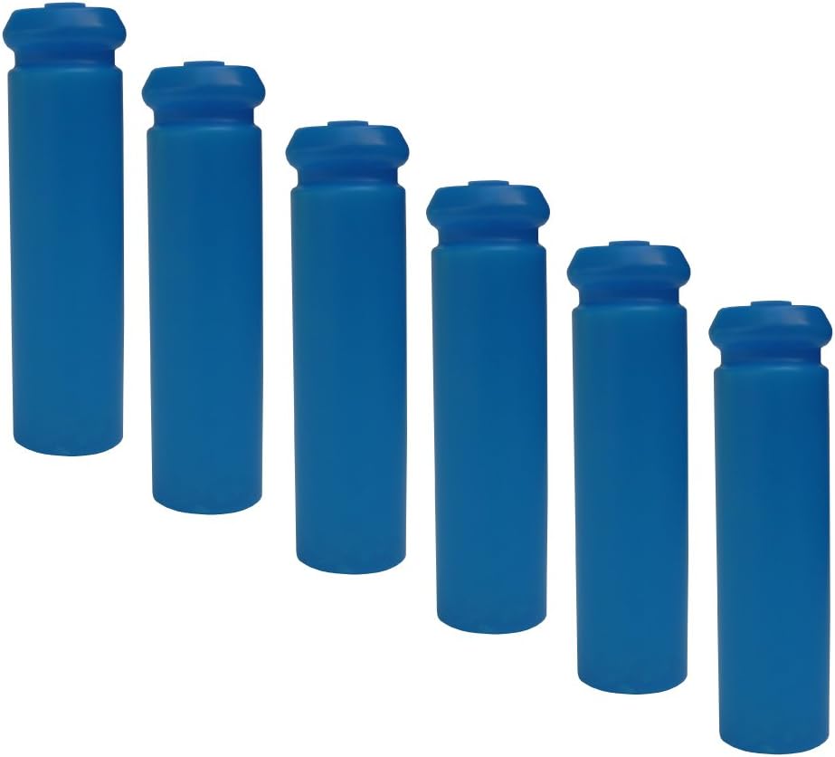 myColdCup Water Bottle Ice Pack, Reusable Ice Stick. BPA-free. Won't Dilute Drinks. Convenient and Durable. Set of 6 (2oz)