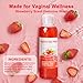 Feminine Wash & Yoni Oil & Yoni Soap Set for Women, Yoni Wash for Ph Balance Remove Odor Moisturizing, 1 Fl.Oz Essential Oil & 5.07 Fl.Oz Strawberry Body Wash 5.29OZ Yoni Soap Bar,