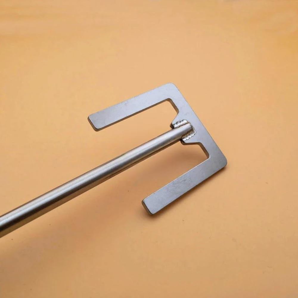 Edelstahl-Rührpaddel SUS304 – Kreuzform, 300mm Schaft, 70mm Rührdurchmesser, Für Hochgeschwindigkeits-Rühren, Labor & Industrie