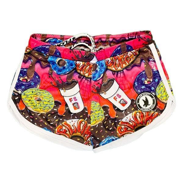 Flow Society Girls Donut Flow Attack Short Pink