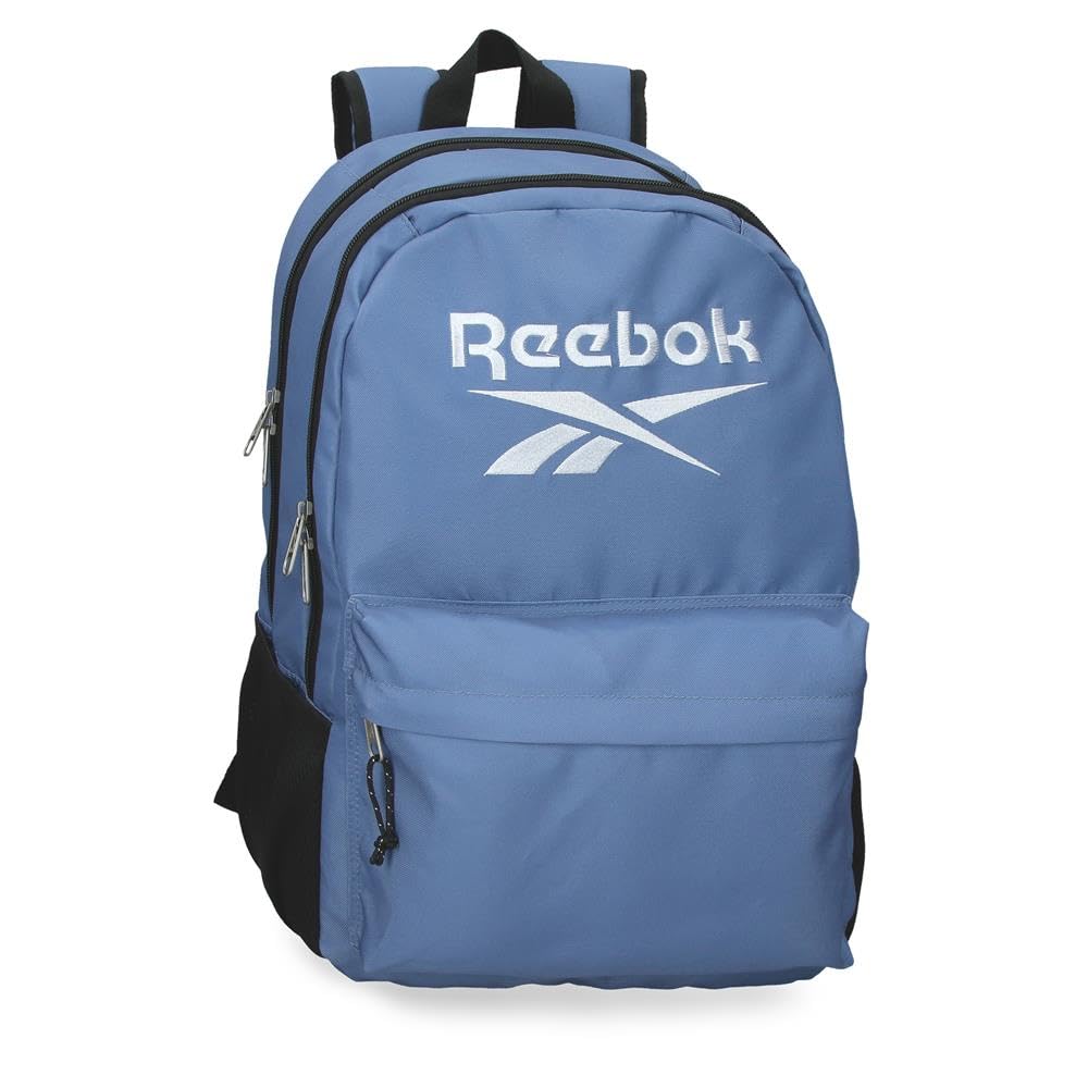 Reebok Boston Mochila Doble Compartimento Adaptable Portátil 15,6 Pulgadas Azul 31x44x15 cm Poliéster 20,46L by Joumma Bags