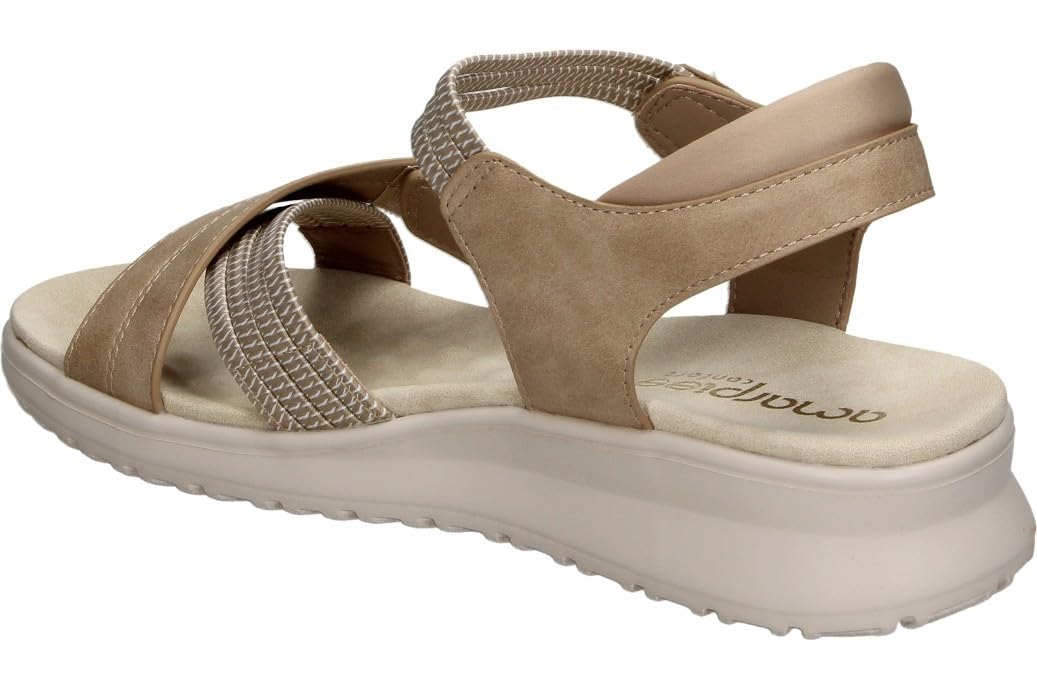 amarpies | Sandalias con Cuña Mujer – Sandalia Estilosa con Detalles – Cuña Media y Cómoda – Versátiles y Estilosas – Modelo ABZ30159