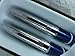 Cross Revered Blue and Diamond Cut Etched Pen Pencil Set