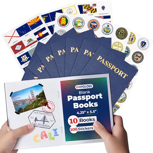 Carnet passeport vierge activité manuelle et éveil des enfants à l'école ou à la maison