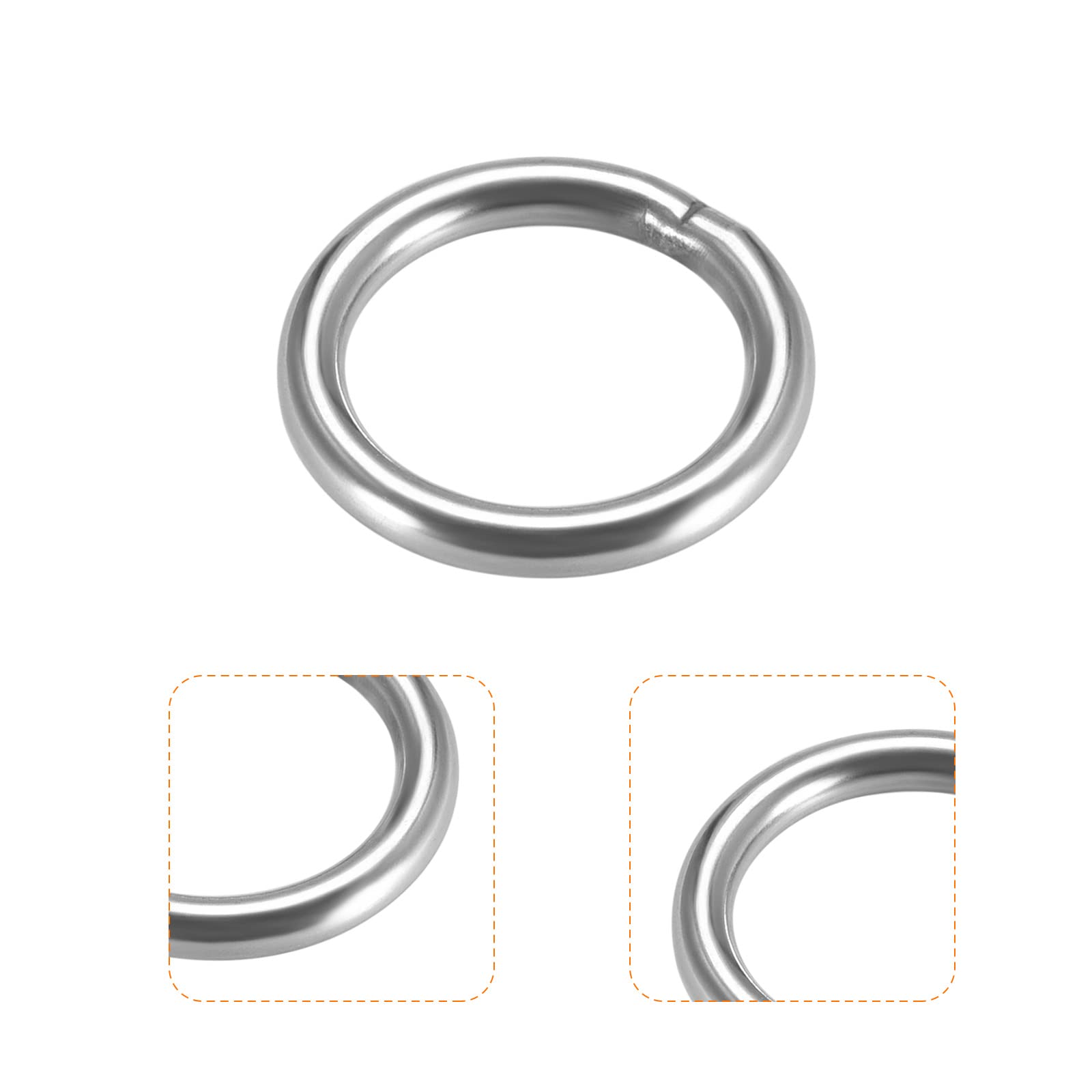 Lot De 10 Circlips Internes 55mm - Acier Ressort 65Mn - Noir - Pour Arbres Rainurés - Diamètre Ext. 60mm, Int. 53mm - 7