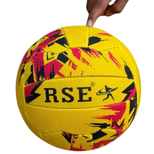 Image of Throw Ball in Synthetic Rubber Size 5 (Yellow)