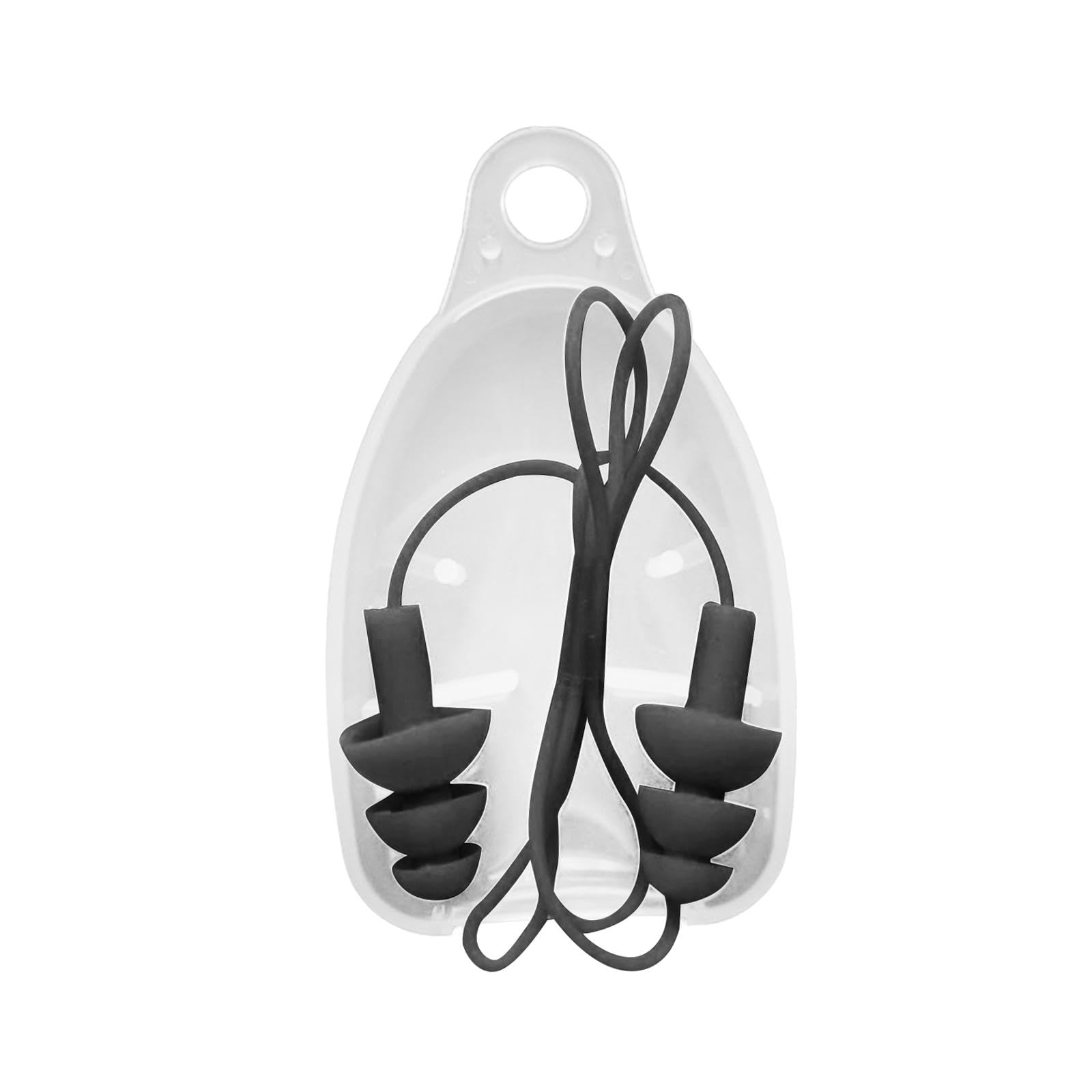 Bnf® Silicone Earplugs with Carry Box Swimming Earplugs for Work Sleeping Concert Black| Sporting Goods | | Range & Accessories | Hearing Protection-image-3