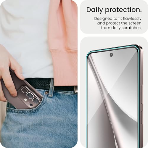 Image of FIRST MART Military-Grade Tempered Glass Camera Lens for Vivo Y31 Pro 5G (6.72 Inch) With Silver Camera Ring Guard & Installation Kit | Edge-to-Edge Protector Coverage | Silver