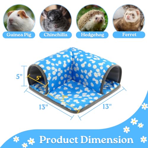 HeNdShe Túnel de Esconderijo de Porquinho da Índia Lavável À Máquina Cama para Animais Pequenos Em F