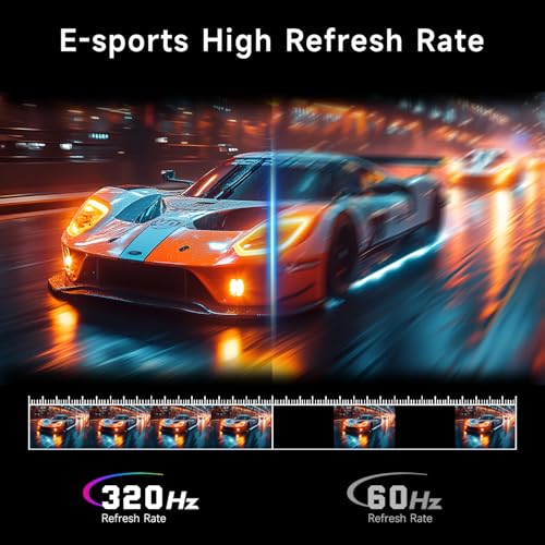 Image of ArcticPro 24.5 inch 320Hz /300Hz /240Hz Gaming Monitor, FHD 1080p Computer Monitor, 1ms, IPS Panel, Adaptive sync, NTSC 85%, sRGB 120%, Ultra Slim, DP x2, HDMI x2, VESA, with DP Cable up to 320Hz