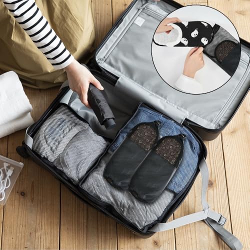 Halloween Travel Slippers for Women Men Funny Pumpkin Ghost Spooky Spider Web Skeleton Bat Skull Witch Slipper Winter Slip on Cozy Memory Foam House Shoes School Supplies Gifts4