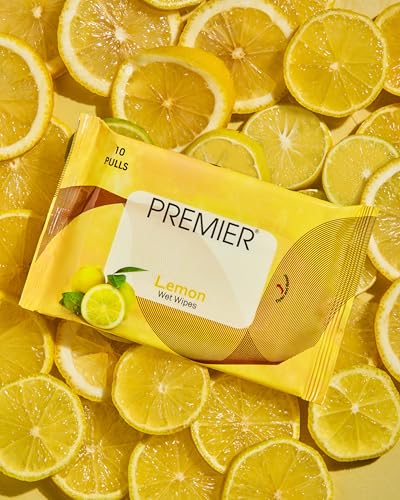 Image of Premier Makeup Cleansing Wet Wipes (40 Sheets) | 10 Pulls per Pack, Pack of 4 Assorted | Refreshing Wipes For Men & Women | Alcohol-Free & No Harmful Chemicals