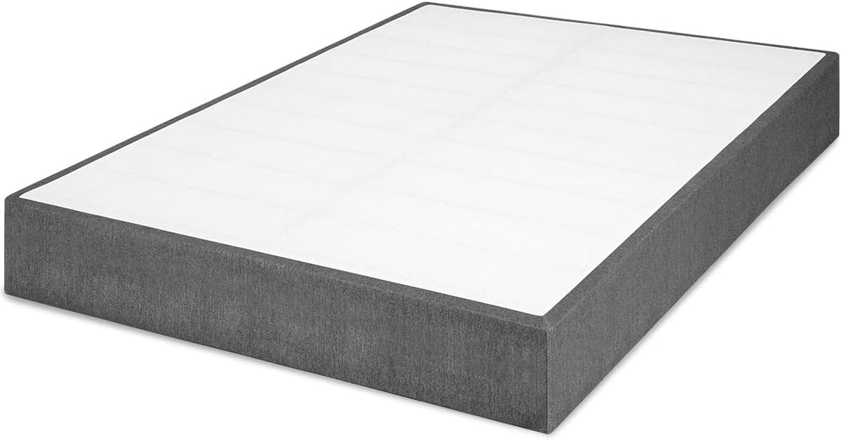 TATAGO 3000lbs Max Weight Capacity 9 Inch Heavy Duty Metal Box Spring Mattress Foundation, Extra-Strong Support & Non-Slip, No Noise, Easy Assembly, Full