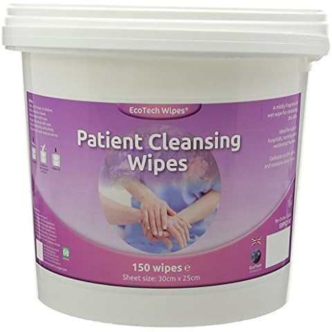 ECOTECH 706072 Patient Cleansing Wipes (Pack of 150) Cover