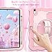 ZoneFoker for iPad A16 11th Generation 2025 / 10th Gen Case 2022, for 11 Inch / 10.9 Inch iPad Case Heavy Duty Cover Shockproof with Pencil Holder [360° Rotate Strap] & Stand, Pink