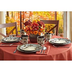Pfaltzgraff Rustic Leaves Dinnerware Set, Assorted Pfaltzgraff Rustic Leaves Dinnerware Set Assorted