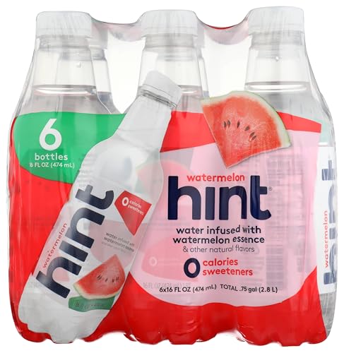 Image of Hint Flavored Water Zero Sugar 0 Calories - Watermelon (6 pack)