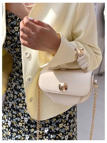 Women's Knot Strap Flap Handbags Faux Leather Top Handle Crossbody Bags Small Clutch Purses2