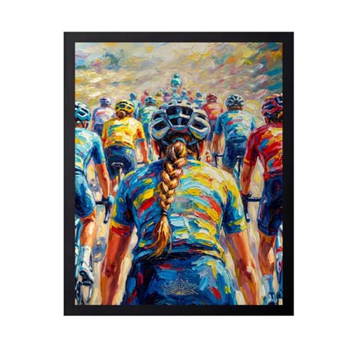 Alpine Ink Cycling Race Poster 8x10 Wall Art