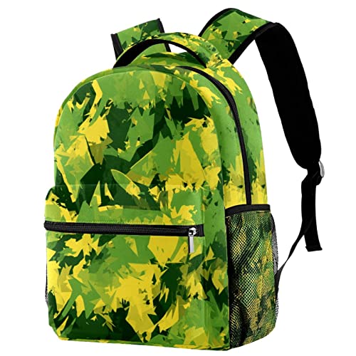 Sac à dos d'écolier léger camouflage homme femme étudiant loisirs