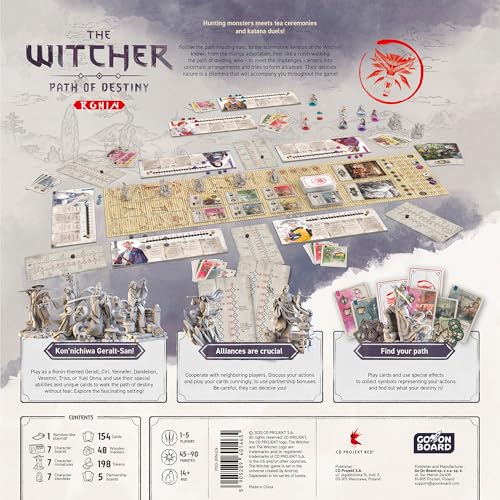 The Witcher Path of Destiny Ronin Juego de Mesa miniatura 3