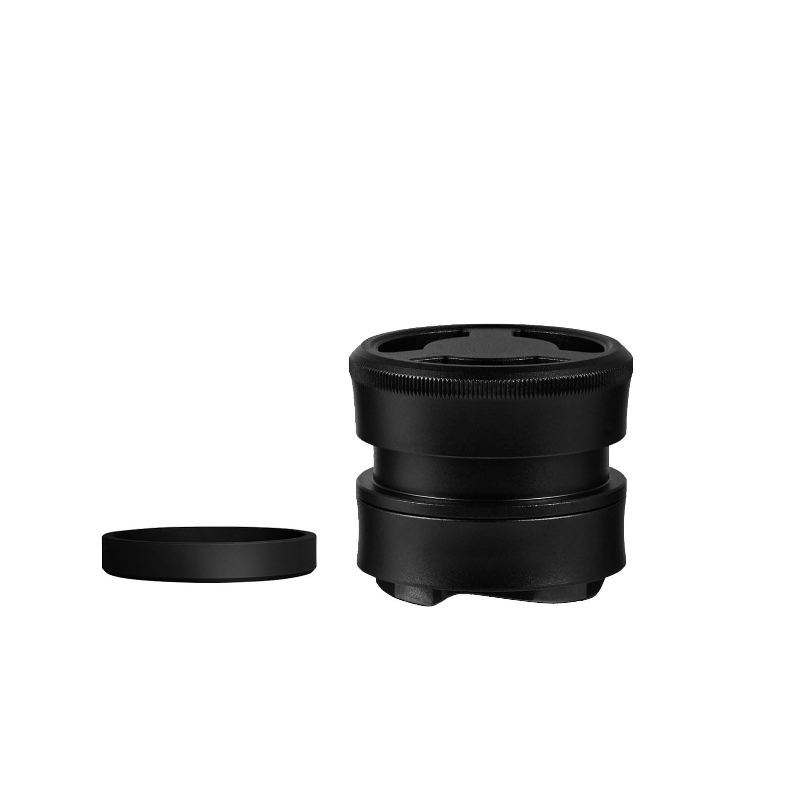 Distribuidor de café Profesional Tamper Base Hurricane Eficiente Rotación de Alta Velocidad para Entusiastas del café Aleación de Aluminio (51mmT7019)