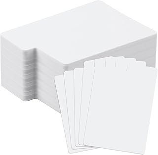 100pcs Collectible Card Dividers, 2.7x3.8 Inch Plastic Divider Cards Separators Trading Card Organizer Reusable Card Sorting Dividers for Games Sports Supplies