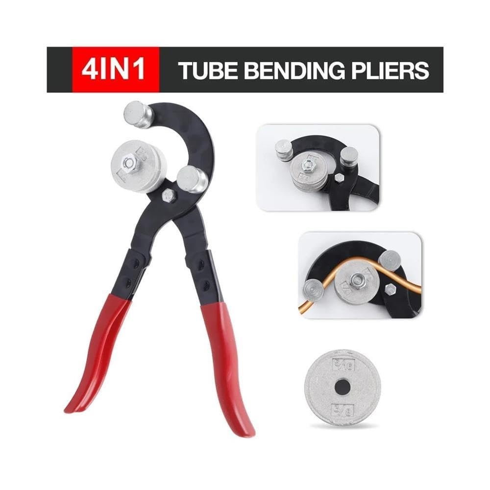 Pinza piegatubi 4 in 1 for tubi in acciaio alluminio ottone rame HVAC for carburante freni