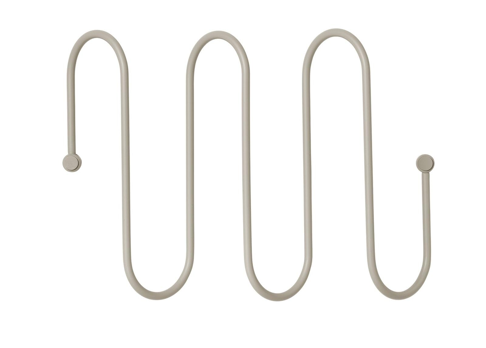 Portemanteau Blomus Curl Rose M patère design en acier pour entrée