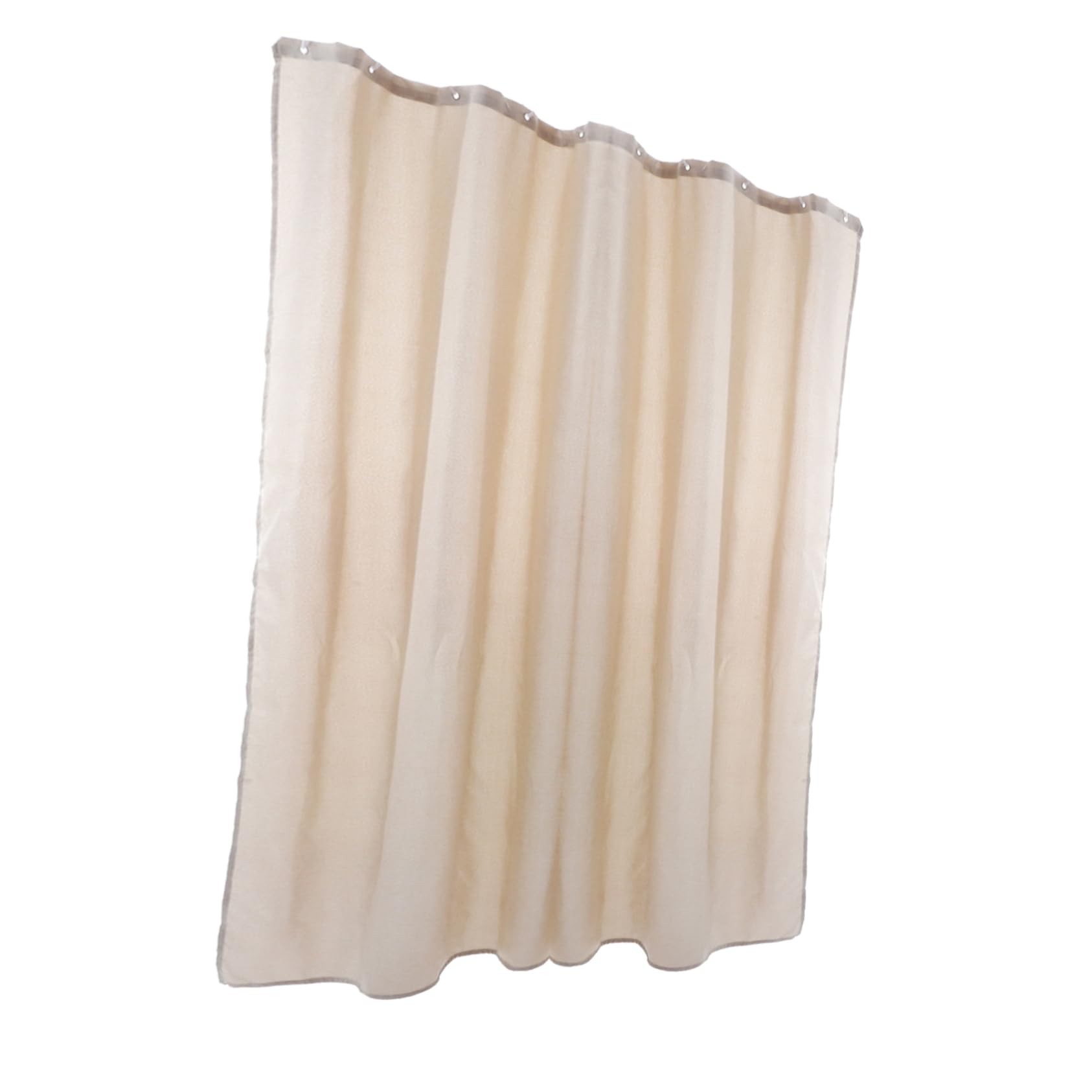 Rideau de bain extra large Alipis anti éclaboussures en lin lavable