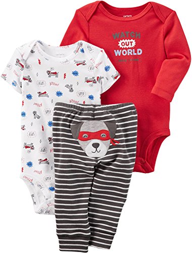 Conjunto 3 peças Carter's Watch out World