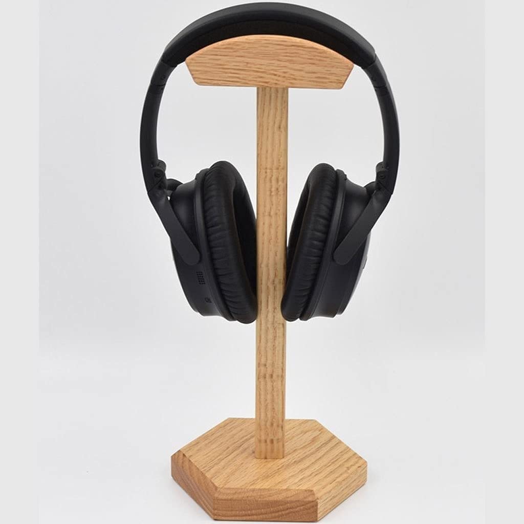 Habrur Supporto Cuffie Stand Cuffie Supporto Per Cuffie In Legno Massello Supporto Per Cuffie Ad Arco Bifacciale Semplice Display Per Cuffie Supporto per Cuffie ( Blue : C , Size : 4.9*11.8 in )