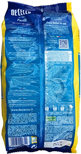 Fusilli De Cecco trefilado al bronce con textura rugosa gourmet 3