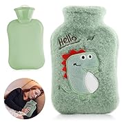 Warmwassersack für Hand, Fuß und Körper - Wärmflasche mit Abnehmbarem und Waschbarem Bezug - Bestes Weihnachten & Wintergeschenk