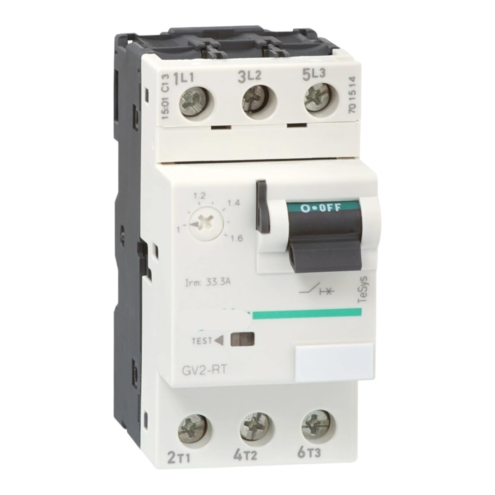 CLBSWYEJK GV2-RT16 GV2RT16 circuit breaker, GV2, 3P, 9-14 A, screw clamp terminals