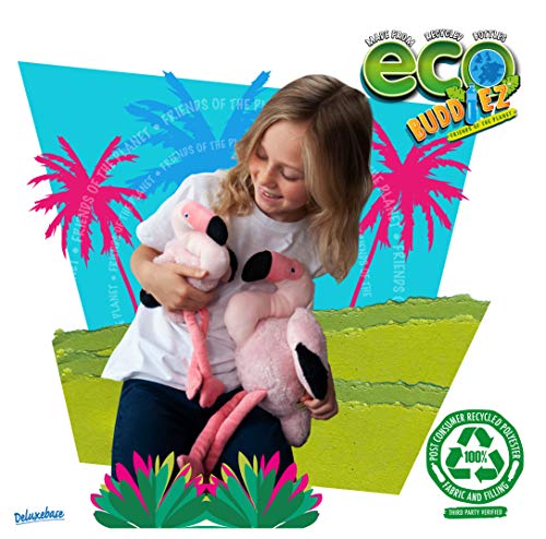 EcoBuddiez - Fenicottero di Deluxebase. Morbido