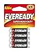 Eveready Super Heavy Duty Batteries, AAA, 4-Count