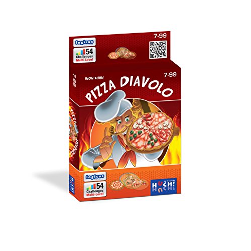 Huch & Friends 879684 Juego de Cartas Pizza Diavolo
