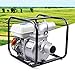 Gasoline Engine Water Pump, 3-inch, 7.5HP 210CC 265GPM Gas Powered Water Pump, 91.8ft Lift, 26ft Suction, Pull Recoil Start System, EPA Certified
