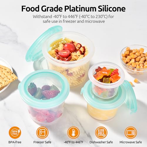 U-Taste Silicone Food Storage Containers Set - 50% Off