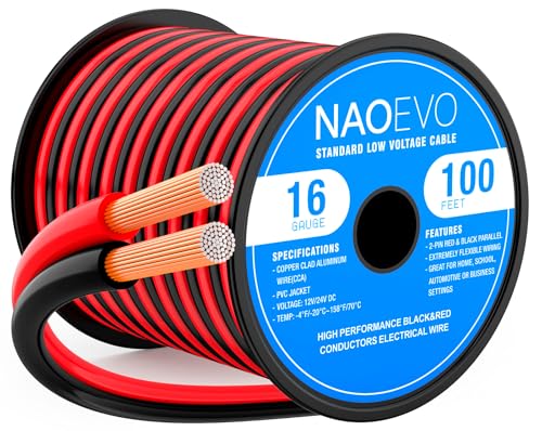 NAOEVO 16 Gauge Wire 2 Conductors