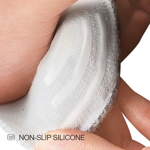 image for wernies Women No Show Socks Invisible Loafer Flat No Slip Rise Flats A