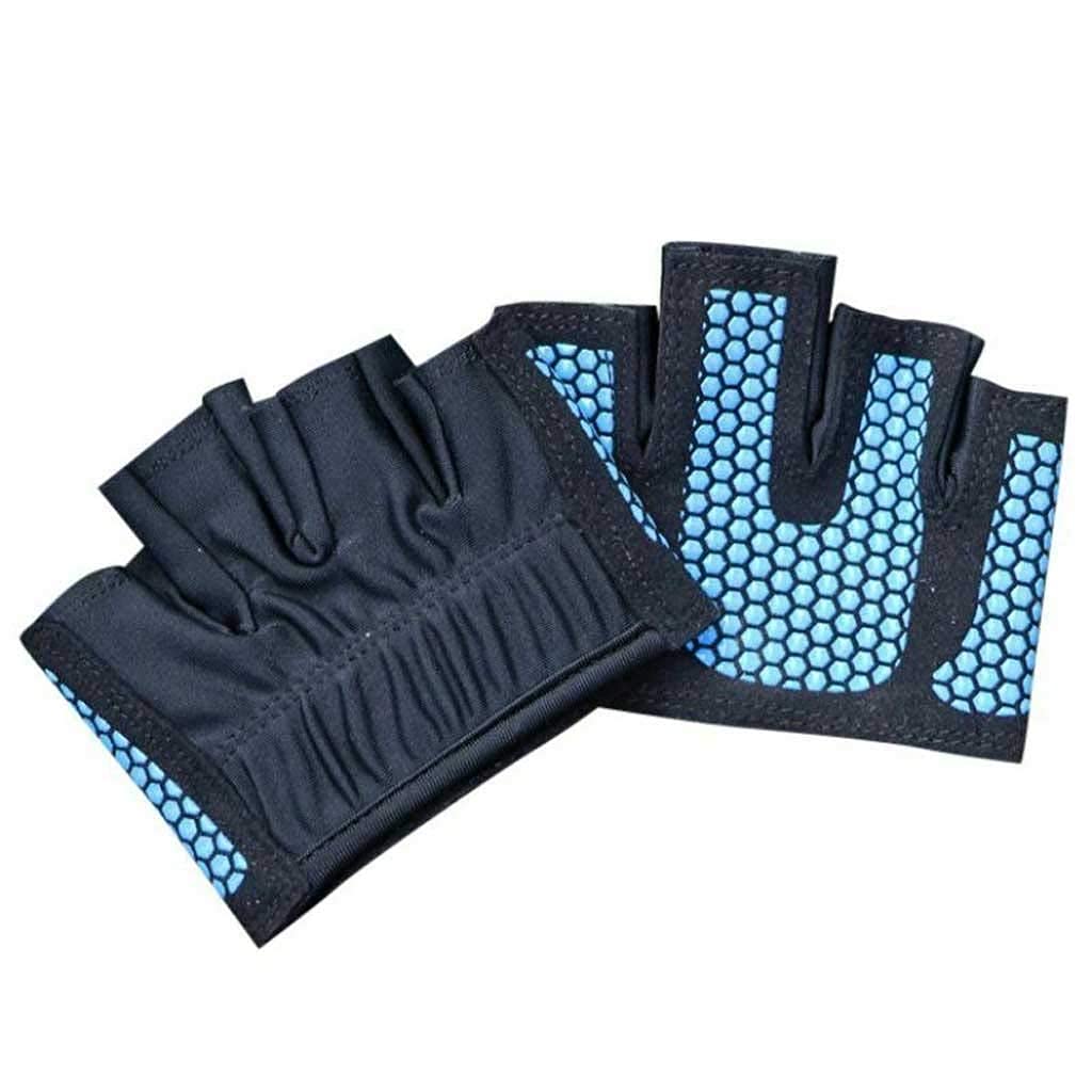 Guanti Adulti Unisex Guanti Di Fitness Sottile Guanti Di Sollevamento Pesi Mittens Yoga Gym Gym Guanti da Allenamento per Uomo Antiscivolo da Donna Copertura Consolabile Traspirante/B/S