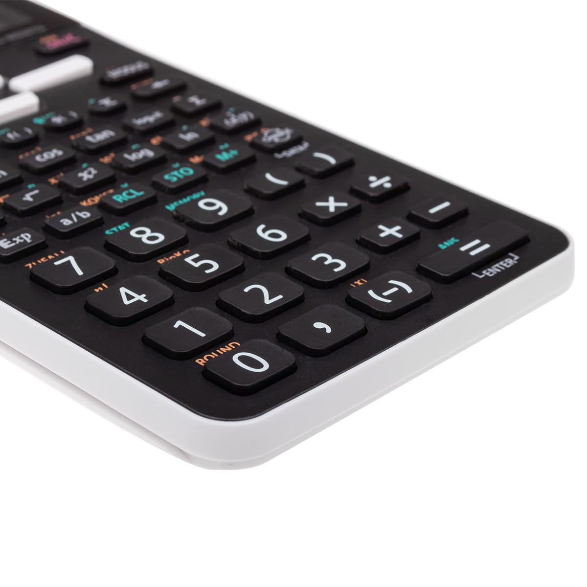 SHARP EL-W550TG Wissenschaftlicher Schulrechner, schwarz | WriteView-Anzeige, D.A.L.-Eingabe, 258 Funktionen, Solar- & Batteriebetrieb – für Oberstufe und Abitur