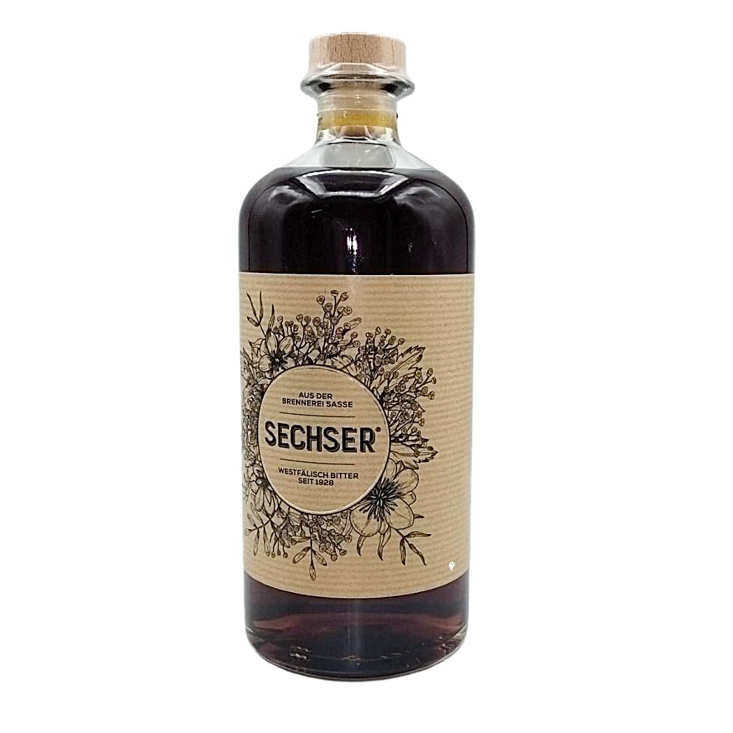 Sasse Sechser 700 ml 35% Vol. inkl. Drink Menue Rezept Broschüre