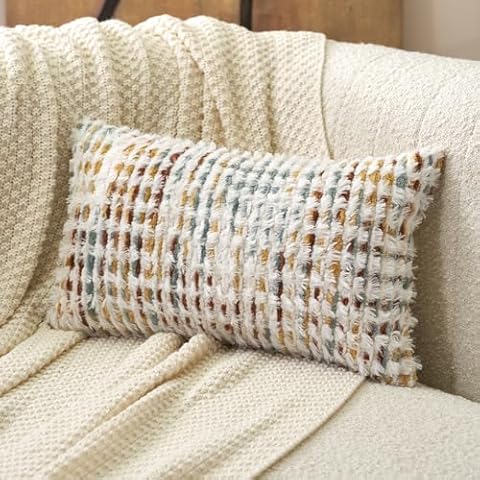 Boho Chenille Pillow Cover by Aeckself Cover