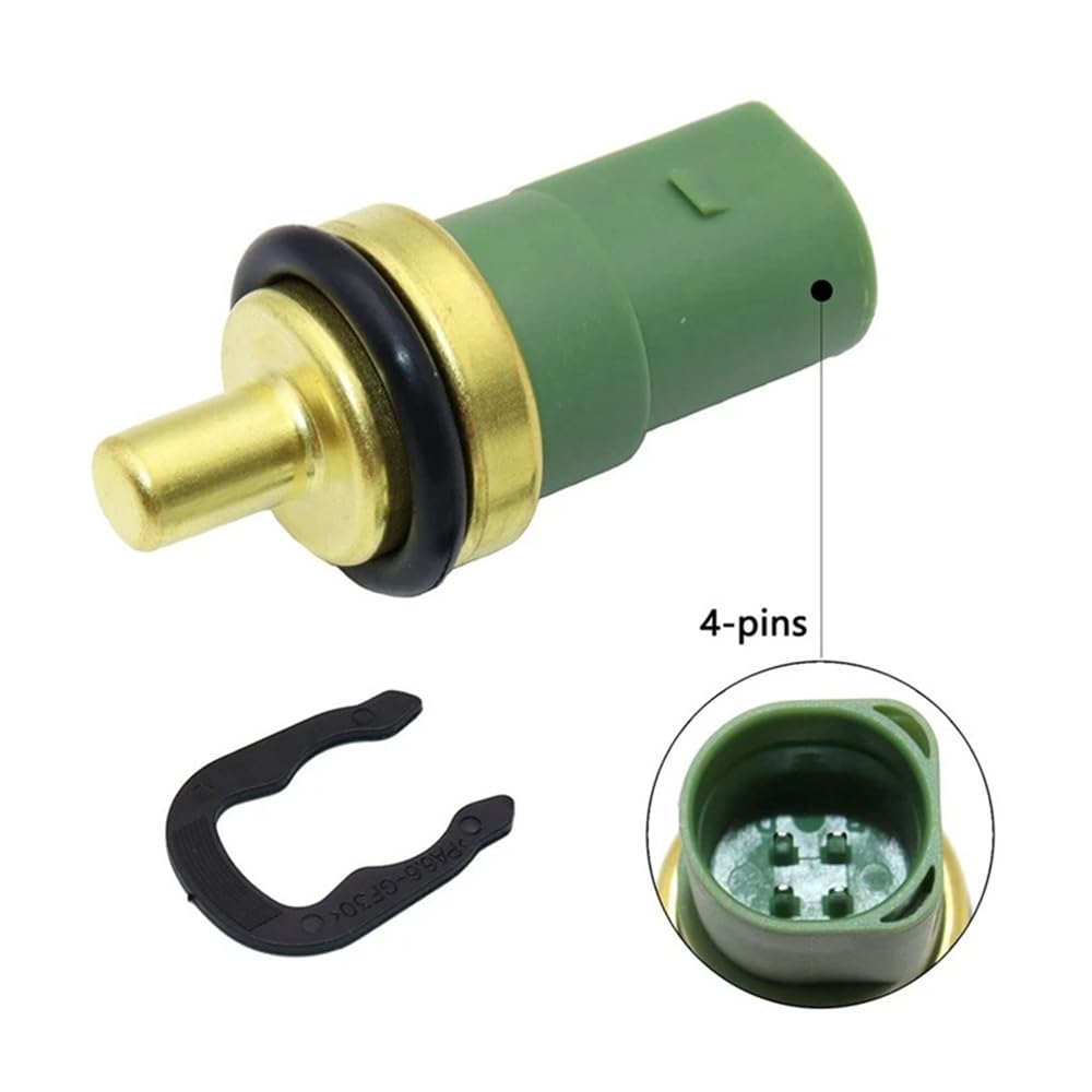 Sensor de Temperatura para Audi RS4/2007-2008 10 Piezas Sensor de Temperatura del refrigerante del Motor del automóvil 059919501A