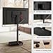 AOKCOS Rolling TV Stand for 32 37 43 50 55 60 65 Inch TVs, Portable Mobile TV Stand on Wheels, 8-Level Height Adjustable TV Cart with Swivel & Tilt Mount for Bedroom/Living Room/Office/Corner