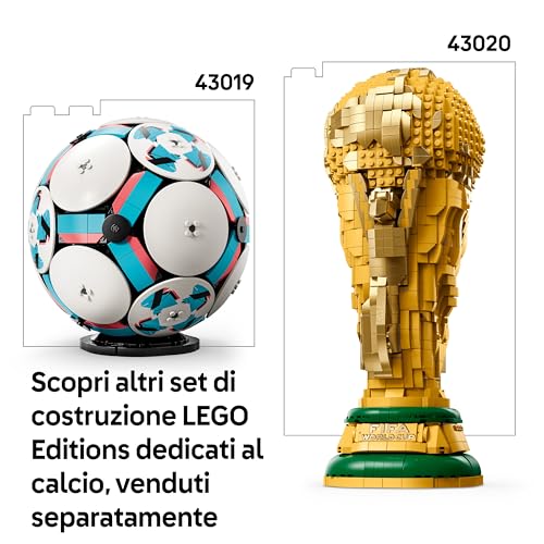 Editions Pallone da Calcio Giocattolo - Kit di Modellismo 3D con Mini-Stadio Interattivo - Regalo di Compleanno per Bambini e Bambine da 10 Anni in su e per Adulti Amanti dello Sport - 43019 - Lego - Immagine 7